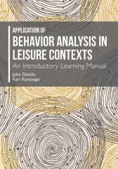 Application of Behavior Analysis in Leisure Contexts - eBook